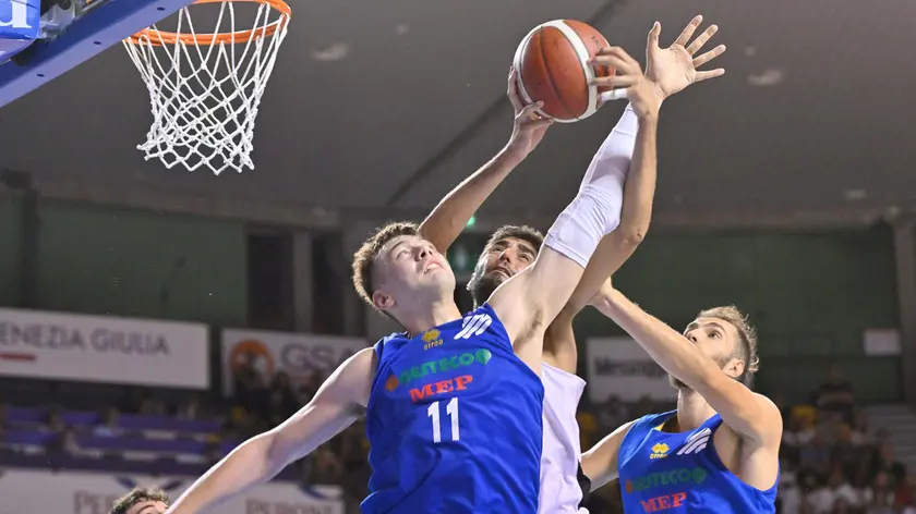 Udine 11 settembre 2023 Basket apu vs gesteco cividale ©Foto Petrussi