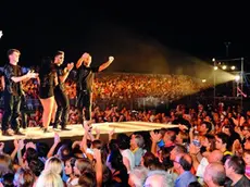 Lignano 18 Agosto 2011. Festival Show. Telefoto copyright PFP/Serratore