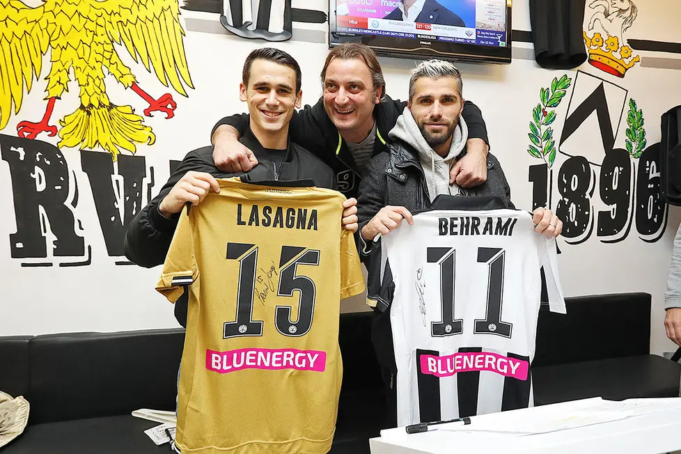 Udine 22 Novembre 2018 Inaugurazione locale tifosi curva nord © Petrussi - Bressanutti