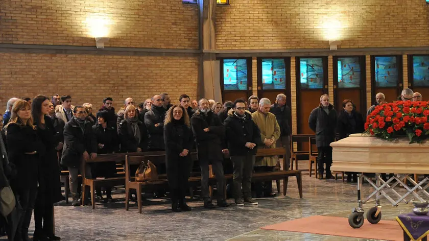 Udine 30 gennaio 2015. Funerale architetto. © Petrussi Foto Press