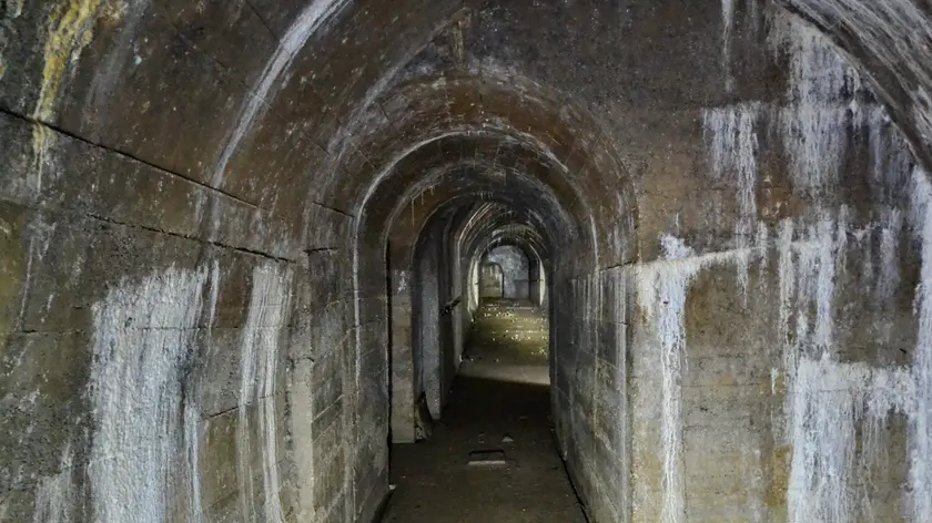 Una delle opere difensive che erano state realizzate sui confini all’epoca della “guerra fredda”