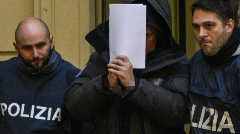 Nuovi arresti nell'ambito dell'omicidio Fanella, l'ex cassiere di Gennaro Mokbel, ucciso a luglio nella sua abitazione di Roma alla Camilluccia, Roma, 18 Dicembre 2014. ANSA/ MASSIMO PERCOSSI