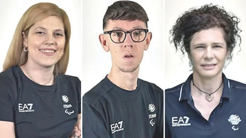 Da sinistra: Giada Rossi, Matteo Parenzan e Katya Aere
