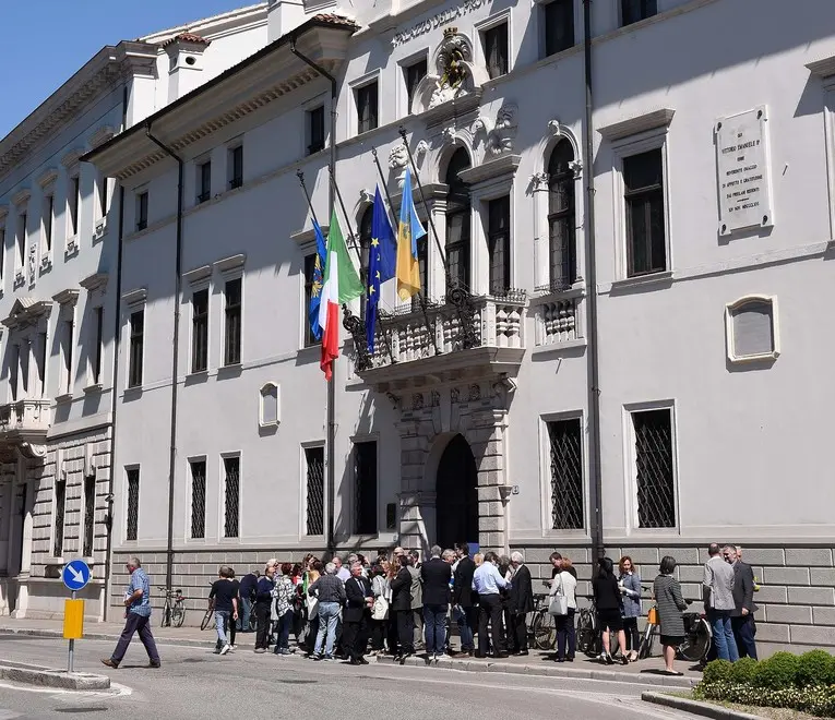 Udine 21 aprile 2018 Provincia, cerimonia di chiusura. Copyright Foto Petrussi / Ferraro Simone