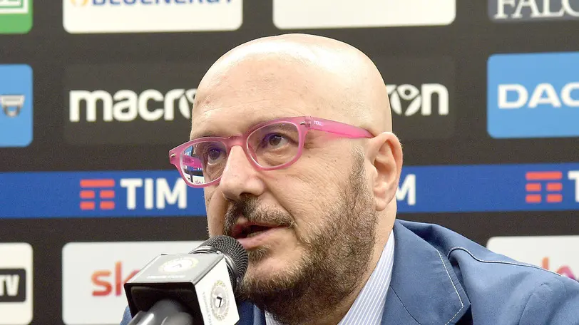 Udine 13 Giugno 2019. Presentazione nuovo Direttore Udinese Calcio Pierpaolo Marino. © Foto Petrussi