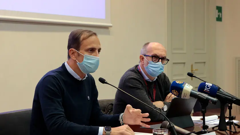 Silvano Trieste 2020-11-14 Regione FVG, confereza stampa Massimiliano Fedriga e del vicegovernatore Riccardo Riccardi sull'emergenza sanitaria