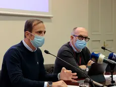 Silvano Trieste 2020-11-14 Regione FVG, confereza stampa Massimiliano Fedriga e del vicegovernatore Riccardo Riccardi sull'emergenza sanitaria