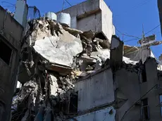 epaselect epa11510815 Buildings that were damaged in an Israeli strike the previous day in Beirut, Lebanon, 31 July 2024. Lebanon's state media said an Israeli drone targeted an area in the Haret Hreik neighborhood of Beirut. Israel Defense Forces (IDF) announced to have killed Hezbollah's senior military commander Fuad Shukr in a 'targeted strike' in Beirut on 30 July. EPA/WAEL HAMZEH
