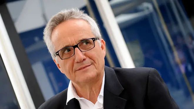Italian director Marco Bellocchio poses for a photo after the Master Class with students in Taormina on island Sicily, southern Italy, 14 June 2010. The 56th edition of the Taormina film festival is held from 12 until 18 June 2010. ANSA/CLAUDIO ONORATI/on/ DBA