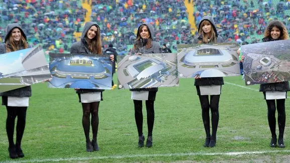 Udine 30 Marzo 2013. Calcio Serie A. Udinese - Bologna. Presentazione nuovo stadio. Telefoto Copyright Petrussi Foto Press / Petrussi Diego