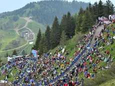 22/04/2011.14^ tappa del Giro D'Italia. Arrivo sullo Zoncolan..Copyright telefoto Ferraro PFP Photo Agency
