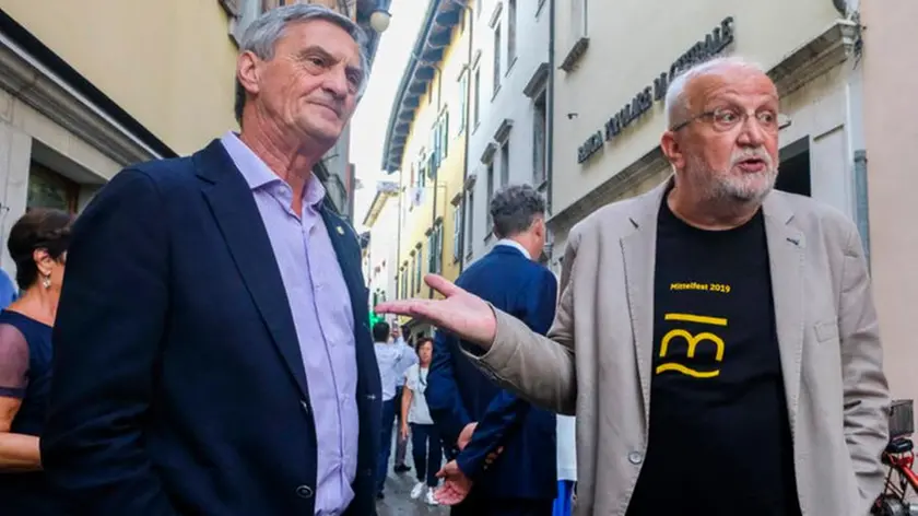 Cividale del Friuli, 11-07-2019 - MITTELFEST 2019 - INAUGURAZIONE DI MITTELFEST 2019 - #Leadership - Intervengono il presidente Rossi, il direttore Pasovic, il sindaco di Cividale Balloch - intervento della Pressburger Klezmer band - Foto © 2019 Luca A. d'Agostino / Phocus Agency