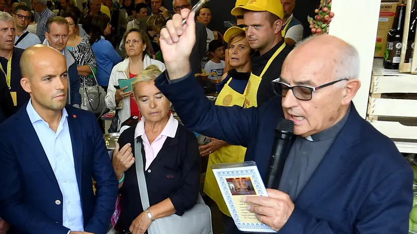 Udine 1 Settembre 2018. Inaugurazione mercato coperto Coldiretti Campagna Amica. © Foto Petrussi
