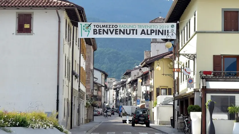 Tolmezzo 3 Giugno 2019. Preparativi Adunata degli Alpini. © Foto Petrussi