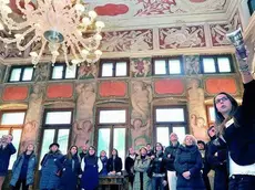 Udine 27 Marzo 2011. GIORNATA DEL FAI. Visite guidate a palazzo Antonini sede Banca d' Italia. Telefoto Copyright Foto PFP