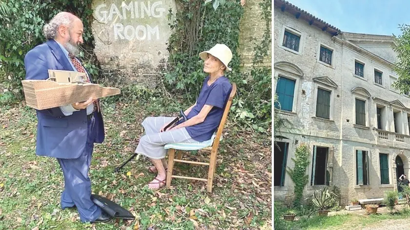 Alcune immagini scattate sul set di “On Life” nella villa di Pravisdomini