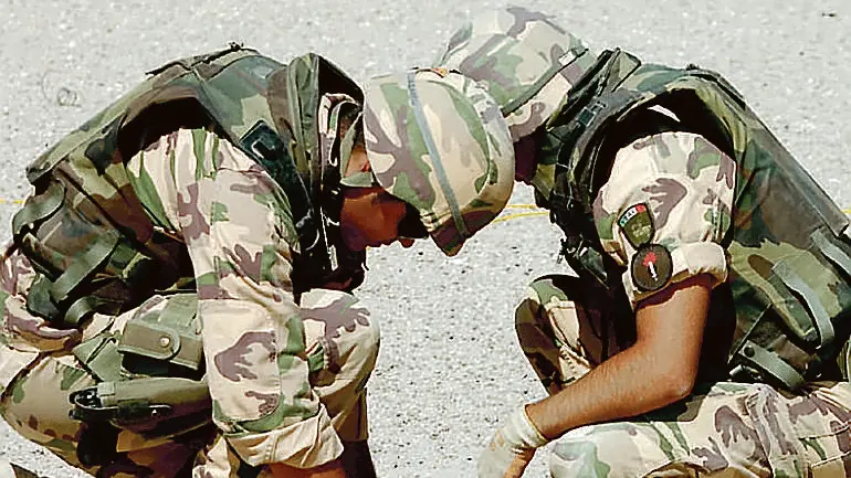 Un’attività della Brigata Pozzuolo in Iraq durante una missione