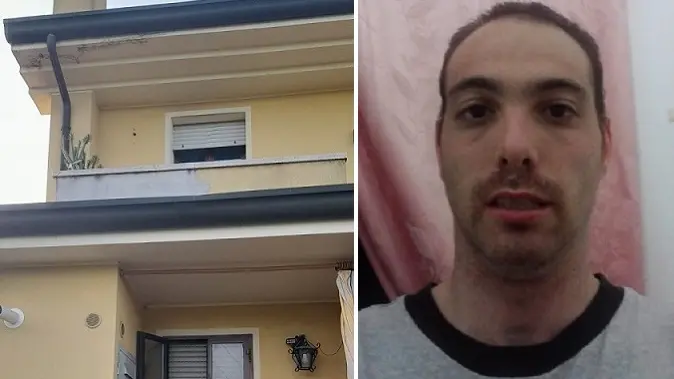 Morgan De Gaspari e il balcone da cui è caduto