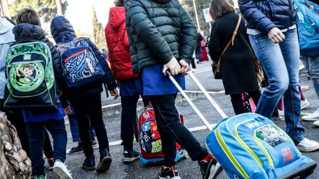 Le telecamere dell'istituto hanno ripreso la donna e il bambino darsi la mano e allontanarsi