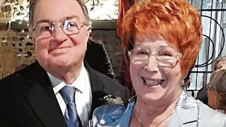 Laura Mauro assieme al marito Vito Moratto