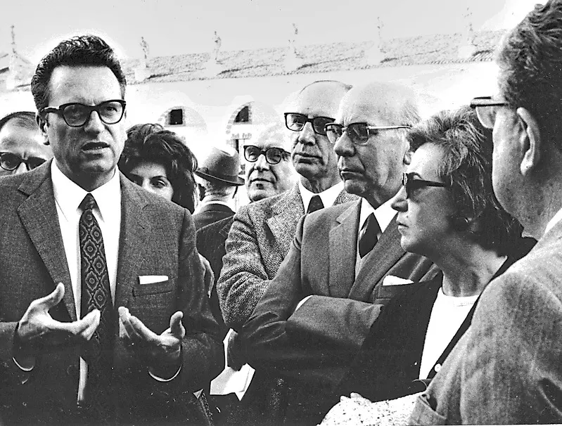 Aldo Rizzi alle Celebrazioni Tiepolesche nel 1971