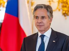 epa11379514 US Secretary of State Antony Blinken arrives for a meeting with the Czech president at Prague Castle, in Prague, Czech Republic, 30 May 2024. Blinken is visiting Prague to attend the informal NATO Foreign Ministers Meeting on 30 and 31 May 2024 to discuss priorities for the upcoming NATO Washington Summit. EPA/MARTIN DIVISEK