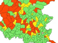 La mappa delle aree prioritarie per l'attuazione del piano di riduzione del rischio connesso all'esposizione del radon