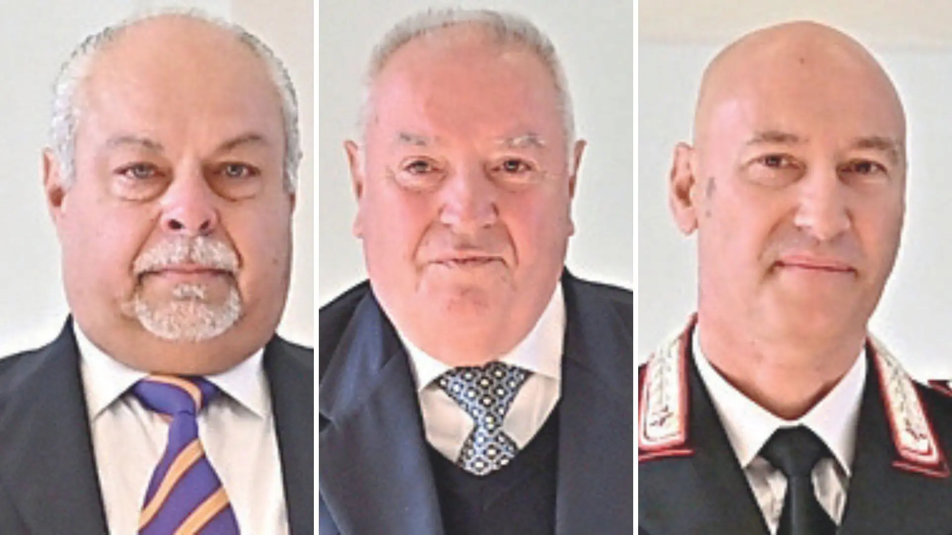 Da sinistra Loris Michelutti, Osvaldo Polonia e Paolo Baldo