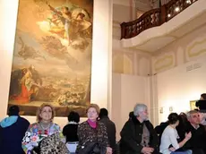 Codroipo 1 Gennaio 2013. Visitatori alla mostra del Tiepolo di Villa Manin. Telefoto Copyright Petrussi Foto Press / Diego Petrussi