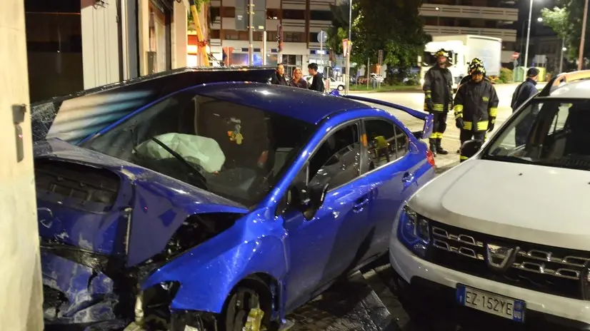 Udine 8 settembre 2017 incidente ple d'annunzio Petrussi Foto Press TURCO Massimo
