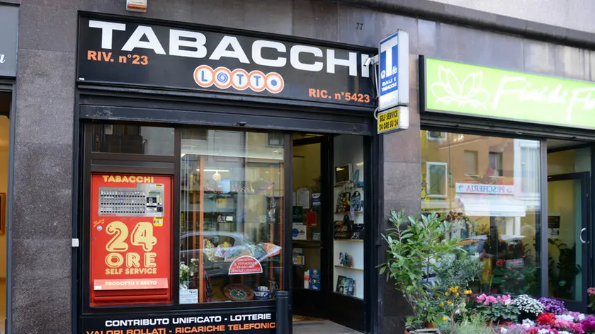 Udine 23 Settembre 2014 tabaccheria riv 23 via aquileia 77 Telefoto copyright © Petrussi Foto Press Turco Massimo
