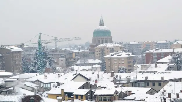 Udine 4 gennaio 2016 udine innevata © Petrussi Foto Press - Massimo Turco