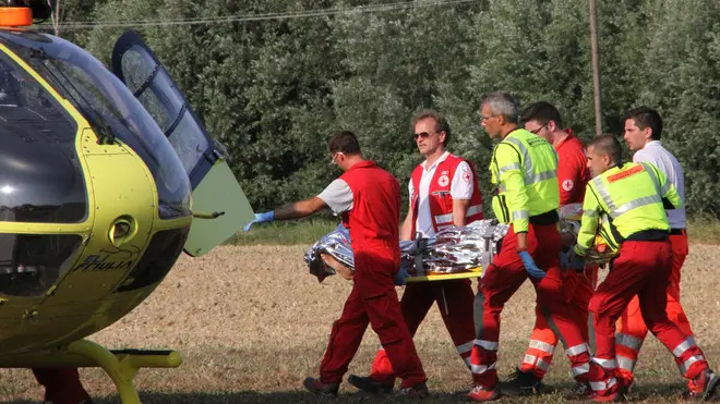 FOTO MISSINATO - INCIDENTE BANNIA MOTOCROSS