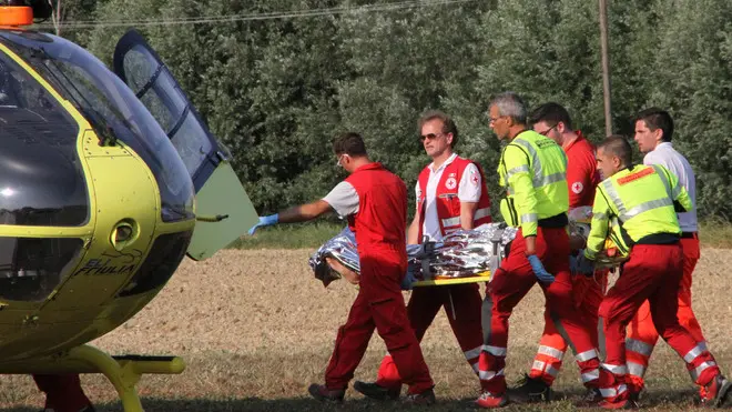 FOTO MISSINATO - INCIDENTE BANNIA MOTOCROSS
