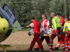 FOTO MISSINATO - INCIDENTE BANNIA MOTOCROSS