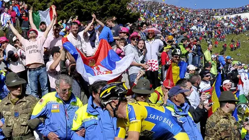 Marco Alpozzi / lapresse.31-05-2014 Monte Zoncolan .sport ciclismo.Giro d'Italia 2014.tappa 20 Maniago - Monte Zoncolan .nella foto: Rogers Michael -Aus- (Tinkoff Saxo)..Marco Alpozzi / lapresse.31-05-2014 Monte Zoncolan .Giro d'Italia 2014.stage 20 Maniago - Monte Zoncolan .in the photo: Rogers Michael -Aus- (Tinkoff Saxo).....