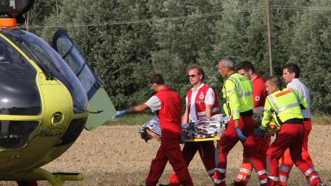 FOTO MISSINATO - INCIDENTE BANNIA MOTOCROSS