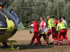 FOTO MISSINATO - INCIDENTE BANNIA MOTOCROSS