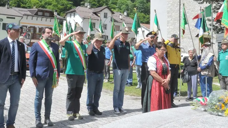Timau 14 Giugno 2019. Cerimonia monumento Portatrici Carniche. © Foto Petrussi