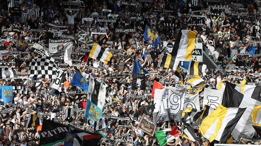 La curva dei tifosi bianconeri durante Udinese-Atalanta dello scorso 9 ottobre