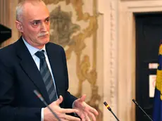 Udine 23 novembre 2011.Palazzo della Provincia di Udine..L'ex Sindaco di Udine Sergio Cecotti ritira il premio G Pressacco MAQOR-RUSTICITAS..Telefoto Copyright Foto PFP / Ferraro Simone