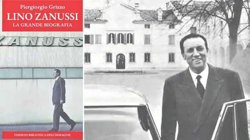 La copertina del libro e l’imprenditore Zanussi a Villa Ronche in una foto pubblicata sul settimanale Grazia del marzo 1967