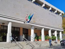 Una veduta del tribunale di Tempio Pausania, 8 novembre 2023. ANSA/FABRIZIO FOIS