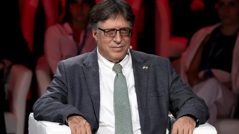 L'Ambasciatore d'Israele in Italia, Alon Bar, durante il Salone della Giustizia, Roma, 26 ottobre 2023. ANSA/MASSIMO PERCOSSI