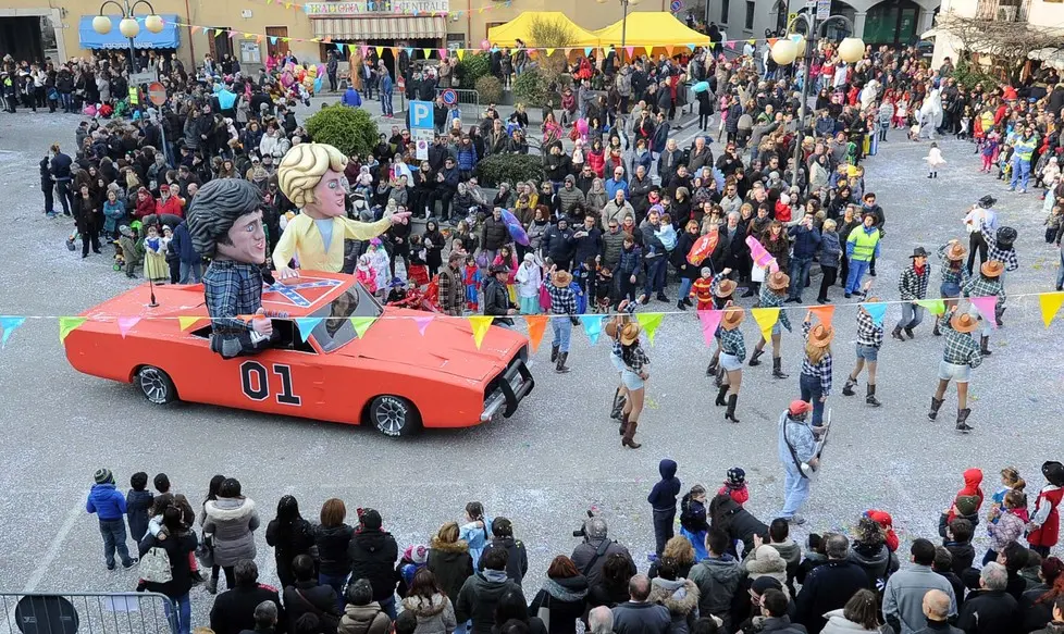 Remanzacco 21 Febbraio 2016. Mascherata di carnevale. Petrussi Foto Press