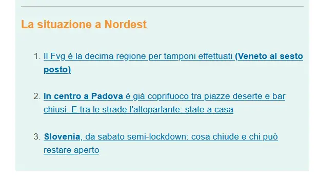 Il punto su quello che succede a Nordest con i contributi dei quotidiani veneti del gruppo Gedi