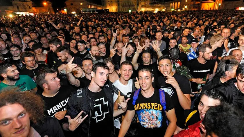 Villa Manin 11 luglio 2013.Concerto dei Ramstein..© Foto Petrussi Foto Press / Ferraro Simone