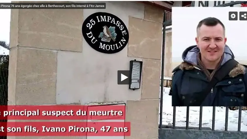 La casa di Moulin a Berthecourt, nel nord della Francia, dove è stata uccisa la donna originaria di Carpacco