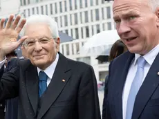 Il Presidente della Repubblica Sergio Mattarella con Kai Wegner Borgomastro di Berlino (foto di Francesco Ammendola - Ufficio per la Stampa e la Comunicazione della Presidenza della Repubblica)
