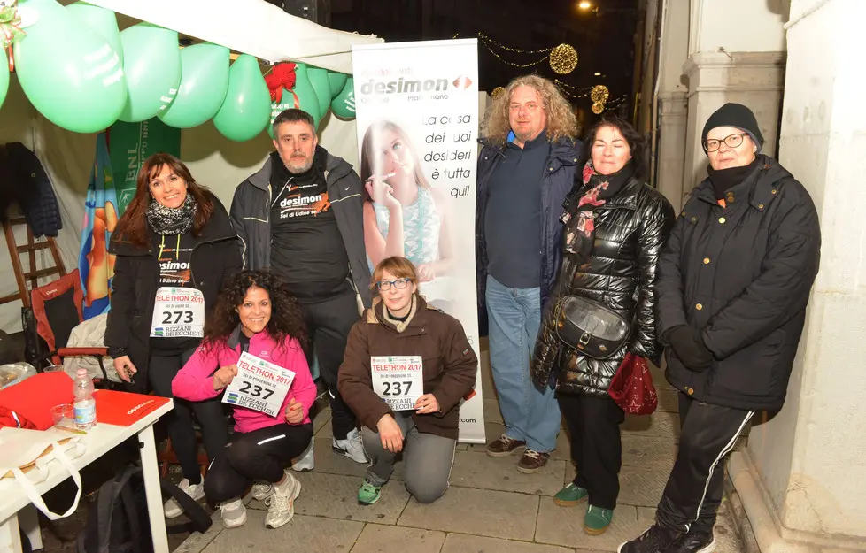 UDINE 3 Dicembre 2017 telethon Agenzia Petrussi foto Massimo TURCO
